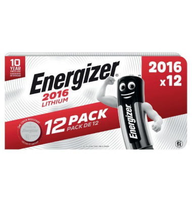 Knopfzellen, CR2016, 3 Volt