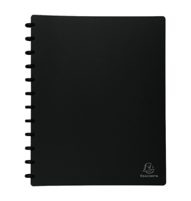 Sichtbuch 86351E, schwarz, A4, mit 30 Hüllen, Polypropylen (PP)