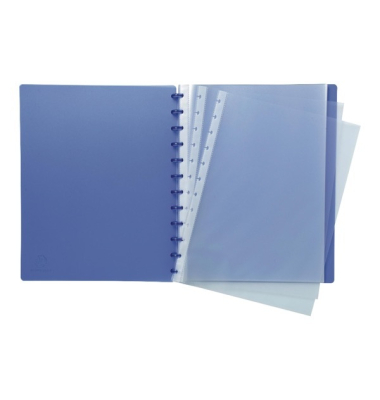 Sichtbuch 86352E, transluzent blau, A4, mit 30 Hüllen, Polypropylen (PP)