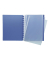 Sichtbuch 86352E, transluzent blau, A4, mit 30 Hüllen, Polypropylen (PP)