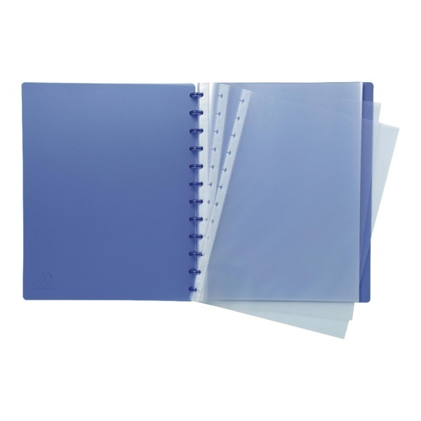 3130630863526 - Sichtbuch 86352E transluzent blau A4 mit 30 Hüllen Polypropylen (PP) 3130630863526 Exacompta