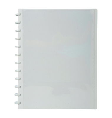 Sichtbuch Kreacover 86371E, weiß, A4, mit 30 Hüllen, Polypropylen (PP)