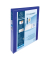 Pr&auml;sentationsringbuch Kreacover 51942BE, A4+ 4 Ringe 30mm Ring-&Oslash; Karton, PP-kaschiert, 2 Au&szlig;entaschen, 2 Innentaschen, blau