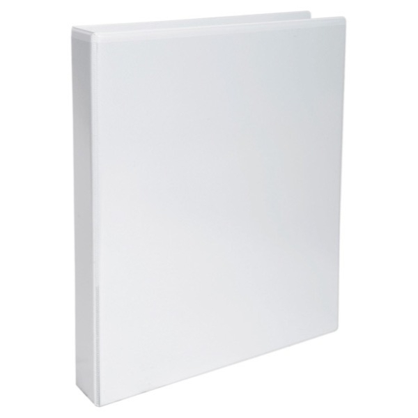 3130637519235 - Präsentationsringbuch Kreacover 51923E A4 2 Ringe 40mm Ring-Ø Polypropylen Karton 2 Außentaschen 2 Innentaschen weiß 313063