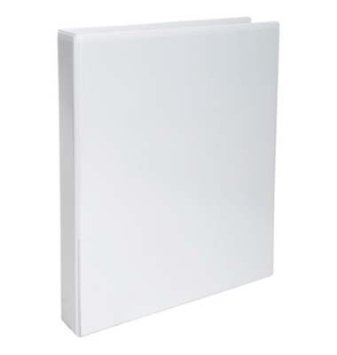 Präsentationsringbuch Kreacover 51924E, A4 2 Ringe 50mm Ring-Ø, 2 Außentaschen, 2 Innentaschen, weiß