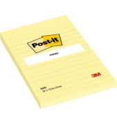 Haftnotizen 660, 102x152mm, gelb, liniert, rechteckig