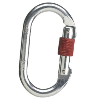 Schraubkarabiner Delta Plus ELARA01, Öffnung: 17mm, Stahl