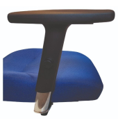 B&uuml;rostuhl-Armlehnen P0711-28603, schwarz