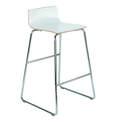 Barhocker Panama, Sitzhöhe: 74,5cm, weiß
