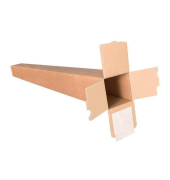 Versandh&uuml;lse QP7 braun, bis DIN A0, innen 10,5x10,5x110cm, viereckig, Karton
