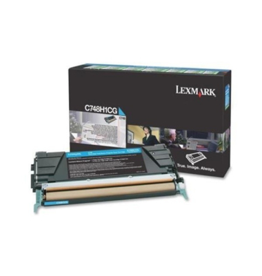 Rückgabetoner Lexmark C748H1CG, Reichweite: 10.000 Seiten, cyan