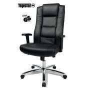 Bürostuhl Topstar, Chairman 10, Leder, schwarz