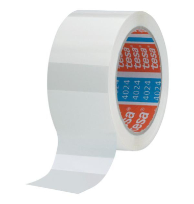 Packband tesapack 04024-00209-02, 50mm x 66m, 50my, wei&szlig;