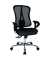 B&uuml;rodrehstuhl Head Point Deluxe, schwarz / schwarz, mit Armlehnen, bis 110kg, ohne Kopfst&uuml;tze