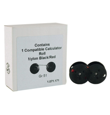 Farbband Gr.51, Nylon, schwarzrot