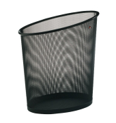 Papierkorb Alba Mesh, Fassungsvermögen: 20 Liter, schwarz