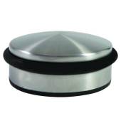 T&uuml;rstopper Alba DOORSTOP N, aus Edelstahl, mit Gummiring, grau