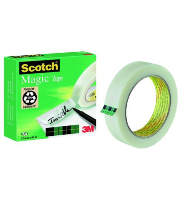 Klebefilm Scotch Magic M8102566, 25 mm x 66 m, matt, 1 Rolle