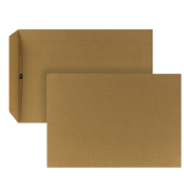 Versandtaschen 4040336, C5, ohne Fenster, nassklebend, 90g, braun