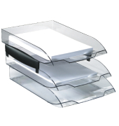Briefkorb CEP 2112171 Ice, stapelbar, Maße: 273 x 370 x 63mm, eisschwarz