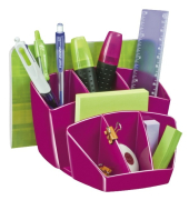 Schreibtischorganizer CEP 1005800311, mehrere Fächer, pink