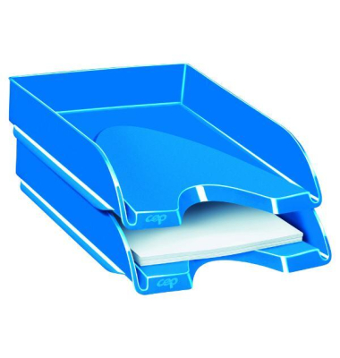 Briefkorb CEP 1002000351 Pro Gloss, stapelbar, Maße: 257 x 348 x 66mm, blau