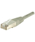 Patchkabel CUC RJ45, vergoldet, CAT-5e, 3m Kabel, grau