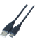USB 2.0-Kabel CUC 150303, Typ C  USB A, 1m Kabel, schwarz
