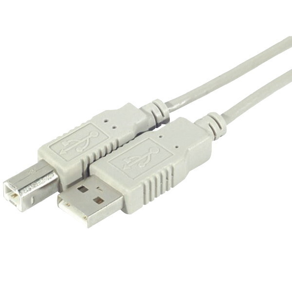 CUC USB 2.0-Kabel CUC 149382, Typ AB, 5m Kabel, grau 3548385325143 CUC