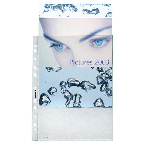 3662168001960 - Prospekthüllen 400040786 dokumentenecht A4 glasklar glatt oben offen 008mm 3662168001960 100 Stück