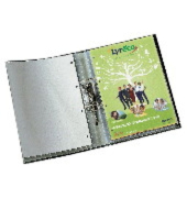 Prospekthüllen 400040800, A4 transparent genarbt, oben offen, 0,12mm
