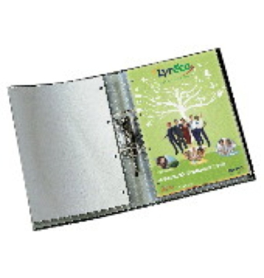 Prospekthüllen 400040800, A4 transparent genarbt, oben offen, 0,12mm