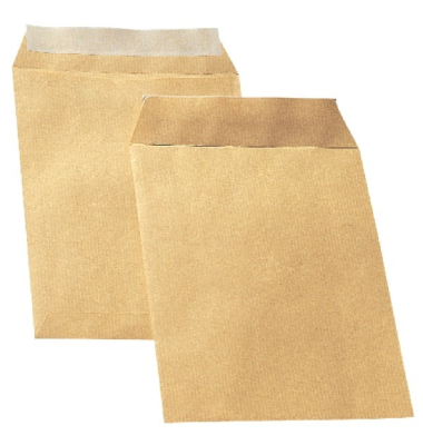 Versandtaschen 8350036, C5, ohne Fenster, haftklebend, 90g, braun