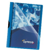 Klemmhefter - LW421BLU, A4 blau, f&uuml;r ca. 30 Blatt, Polypropylen (PP) 80g