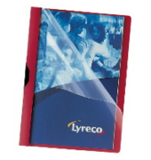 Klemmhefter Neutral LW421RED, A4 rot, für ca. 30 Blatt, Polypropylen (PP)