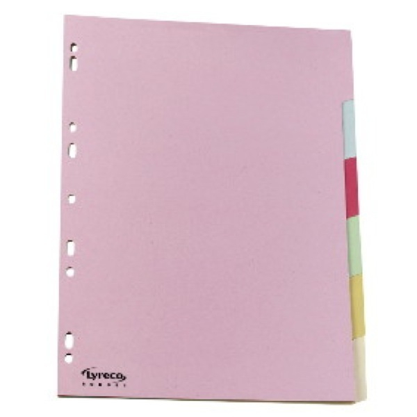 Alpedia Kartonregister 29236, 6-teilig blanko, A4, 160 g/m², farbige Taben, 6-teilig 3662168015806 Alpedia