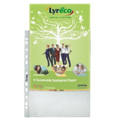 Prospekthüllen 400040784, A4 transluzent genarbt, oben offen, 0,08mm