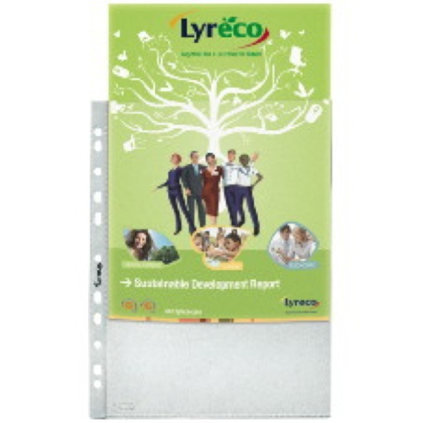 3662168016155 - Prospekthüllen Lyreco A4 PP Stärke 008mm oben offen genarbt 3662168016155 Lyreco 100 Stück