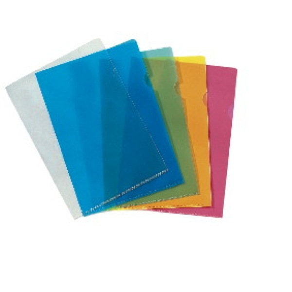 3662168016223 - Sichthüllen Premium 400040758 A4 gelb transparent genarbt oben & rechts offen 015mm 3662168016223 25 Stück