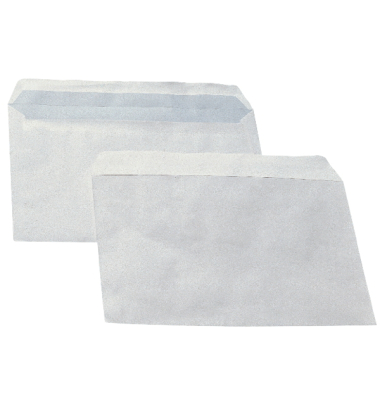 Versandtaschen 8350038, C4, ohne Fenster, selbstklebend, lange Seite offen, 90g, weiß