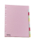 Kartonregister 29222, 10-teilig blanko, A4, 160 g/m&sup2;, farbige Taben, 10-teilig