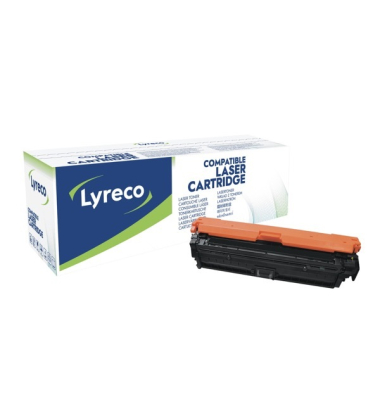 Toner Lyreco kompatibel mit HP CE270A, Reichweite: 13.500 Seiten, schwarz