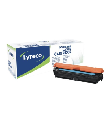 Toner Lyreco kompatibel mit HP CE271A, Reichweite: 15.000 Seiten, cyan