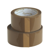 Packband Lyreco Premium, PP, Maße: 50mm x 66m (B x L), braun