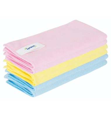 Mikrofasertuch 3399744, 6 T&uuml;cher, 40x40cm, farbig sortiert
