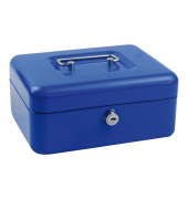 Geldkassette, Maße: 200 x 160 x 90mm, blau
