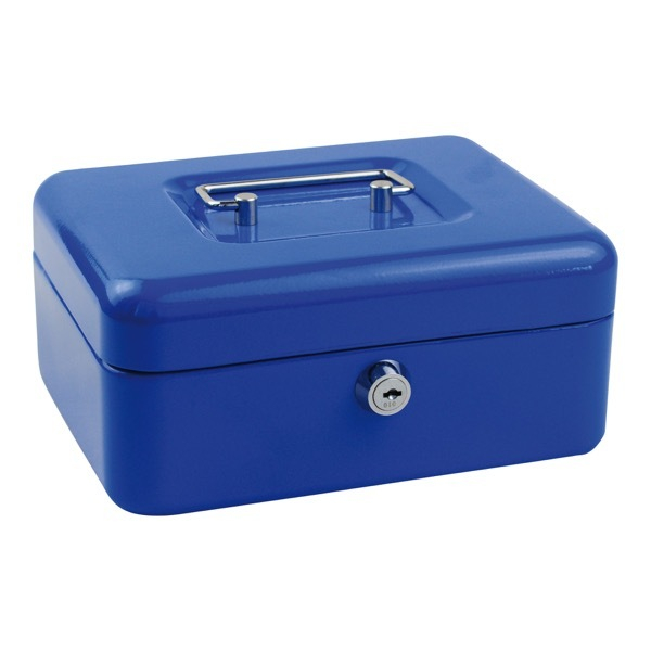 Alpedia Geldkassette, Maße: 200 x 160 x 90mm, blau 3662168048132 Alpedia