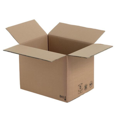 Faltkarton Kraftliner A21 braun, bis DIN A5+, innen 300x200x170mm, Wellpappe 2-wellig Faltkarton Kraftliner A21 braun, bis DIN A5+, innen 300x200x170mm, Wellpappe 2-wellig