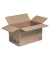 Faltkartons A75 braun, bis DIN A4+, innen 340x220x250mm, Kraftliner Wellpappe 2-wellig