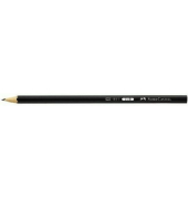 Bleistift Faber-Castell 111102, 2B, schwarz lackierter Schaft